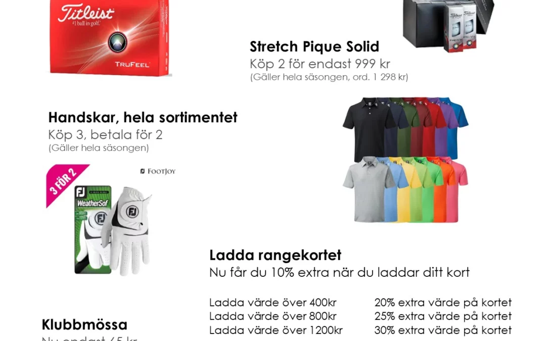 Aprilkampanjer i shopen